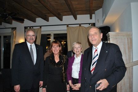 v.l.nr.: Prof. Dr. Eberhard Menzel, Ursula Bellenbaum, Dr. Margrit Toma-Dislich, Hans-Martin Schlebusch